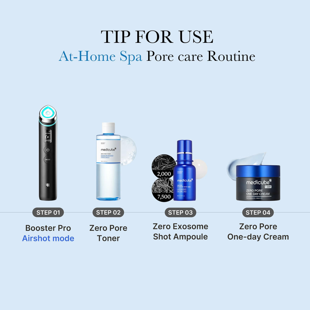 Medicube Zero Pore Toner with low molecular hyaluronic acid for hydration