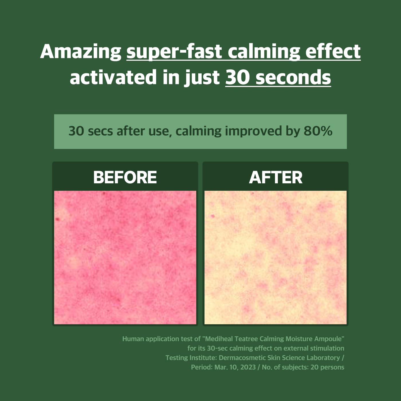 Mediheal Ampoule Thé Application Matin Soir – routine simplifiée.