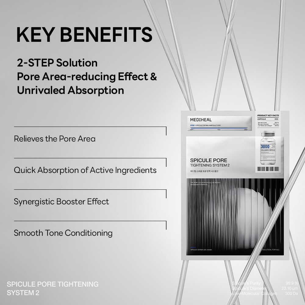 Mediheal derma test certified label indicating non-irritating formula.