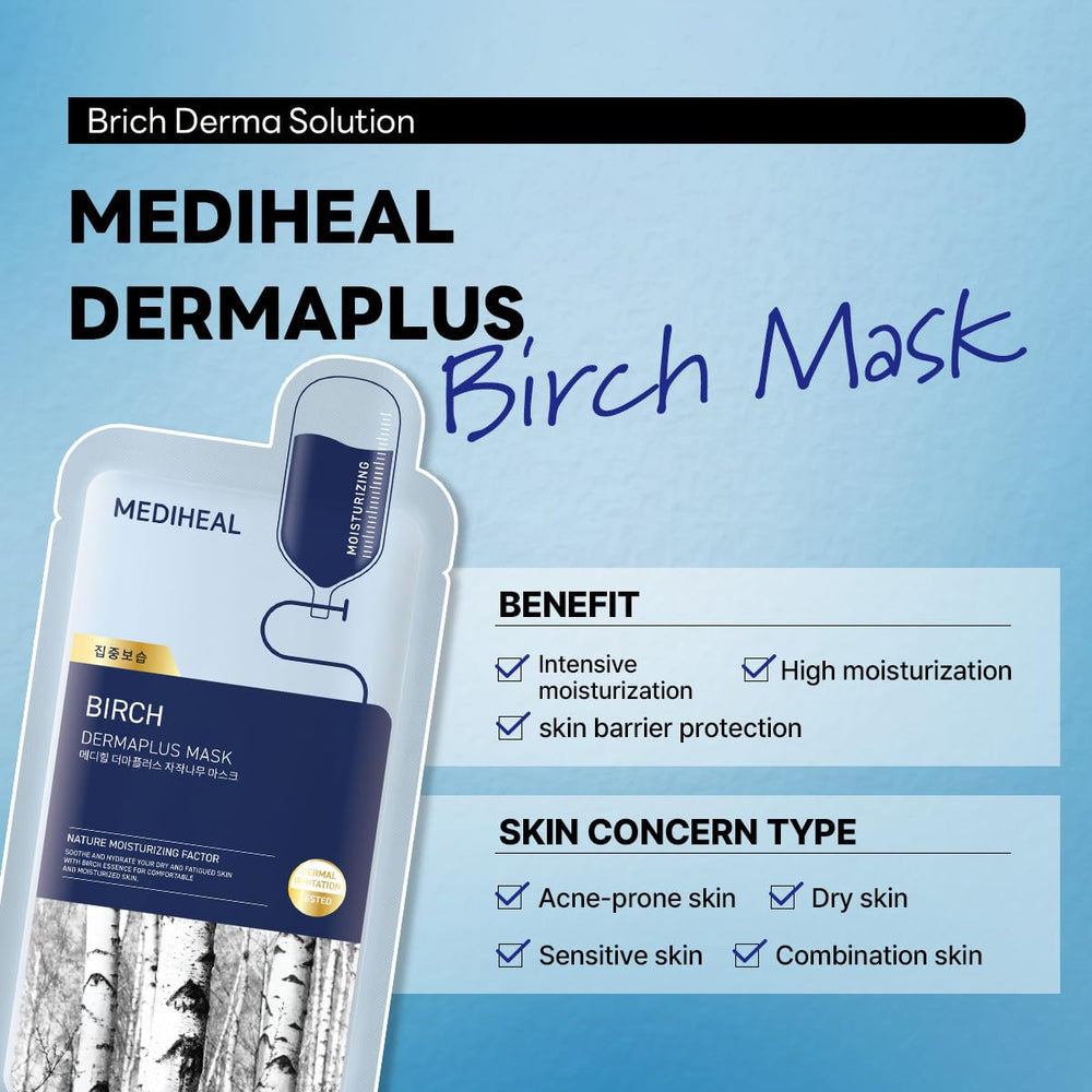 Mediheal Dermaplus vegan-fabric closeup shows breathable, skin-friendly sheet material.