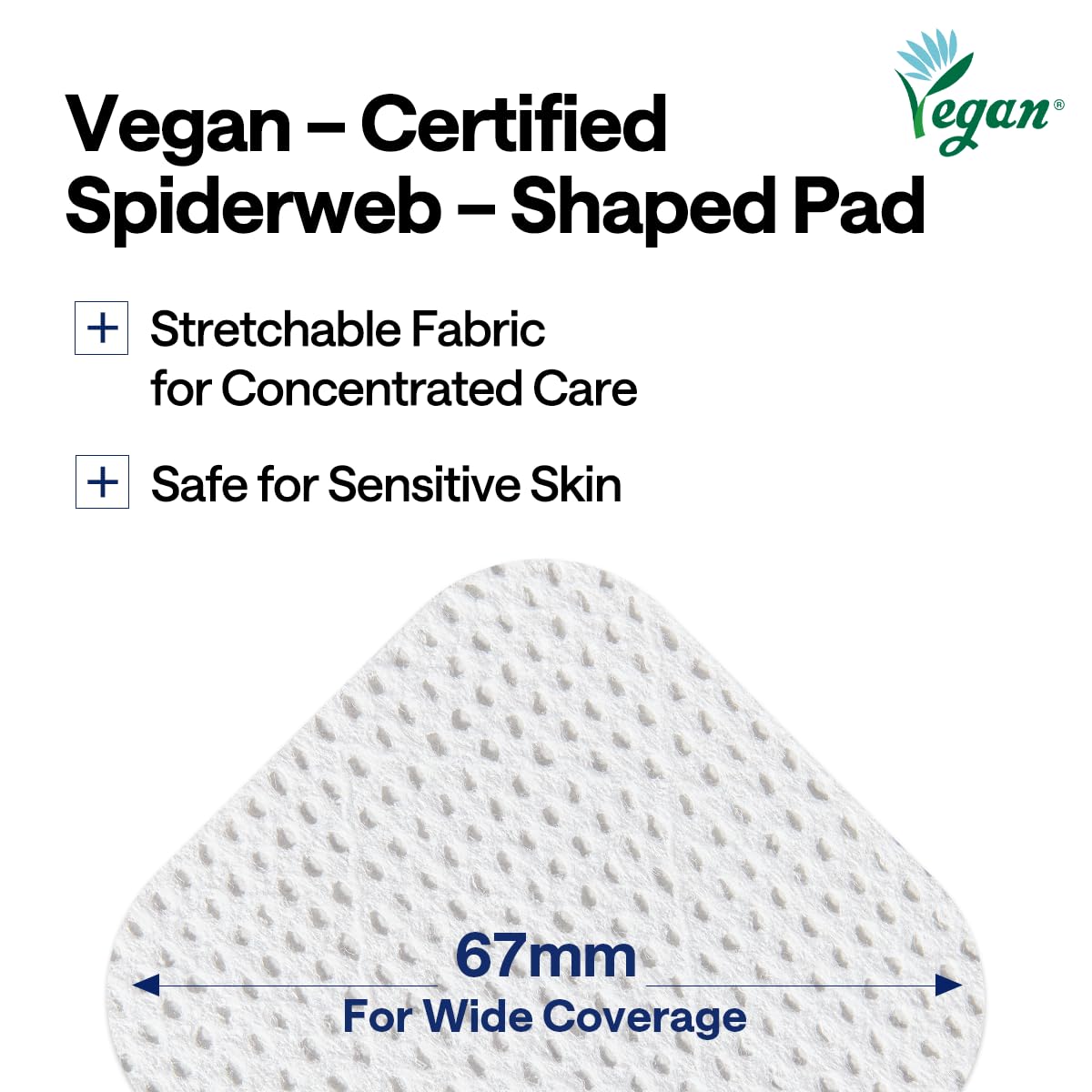 Mediheal packaging highlights vegan fibers and clean formula.