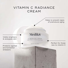 Medik8 C-Tetra Day Cream vitamin-c-boost highlights antioxidant support.