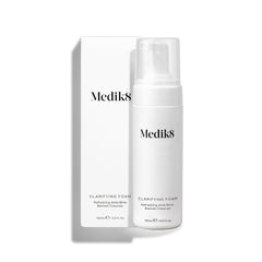 Medik8 Clarifying Foam bottle front for daily gentle cleansing and refreshed skin