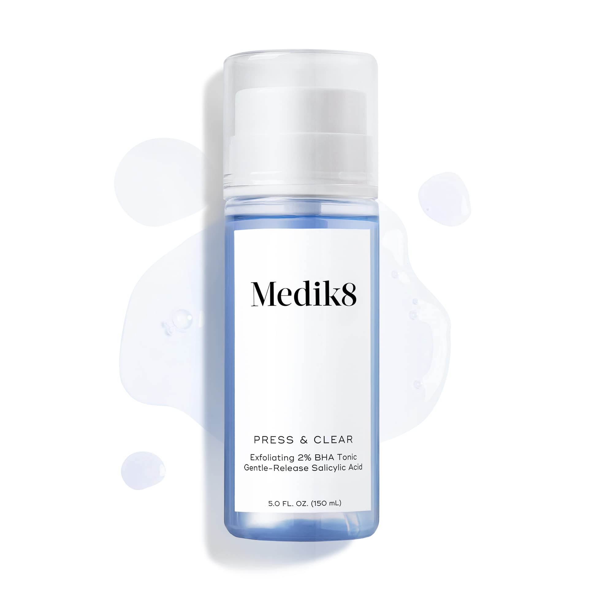 Medik8 Press and Clear product texture close-up showing soothing formula.