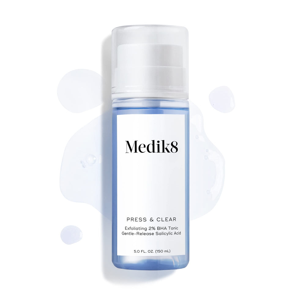 Medik8 Press and Clear product texture close-up showing soothing formula.