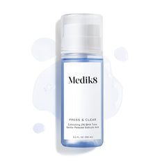Medik8 Press and Clear product texture close-up showing soothing formula.