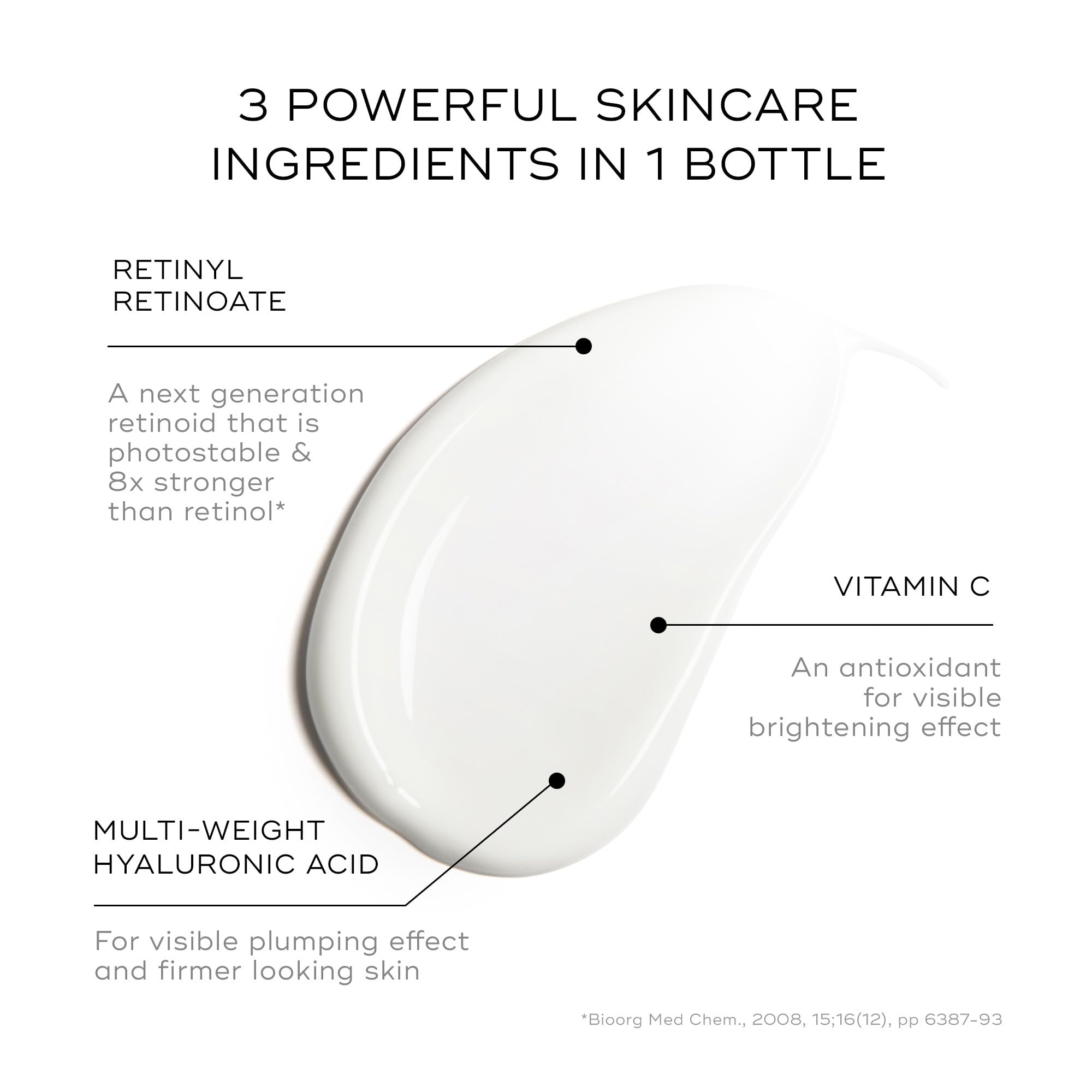 Medik8 R-Retinoate Day & Night serum with a precise pump for controlled application.