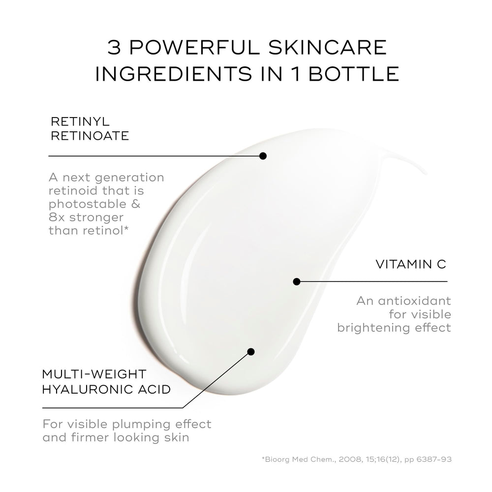 Medik8 R-Retinoate Day & Night serum with a precise pump for controlled application.