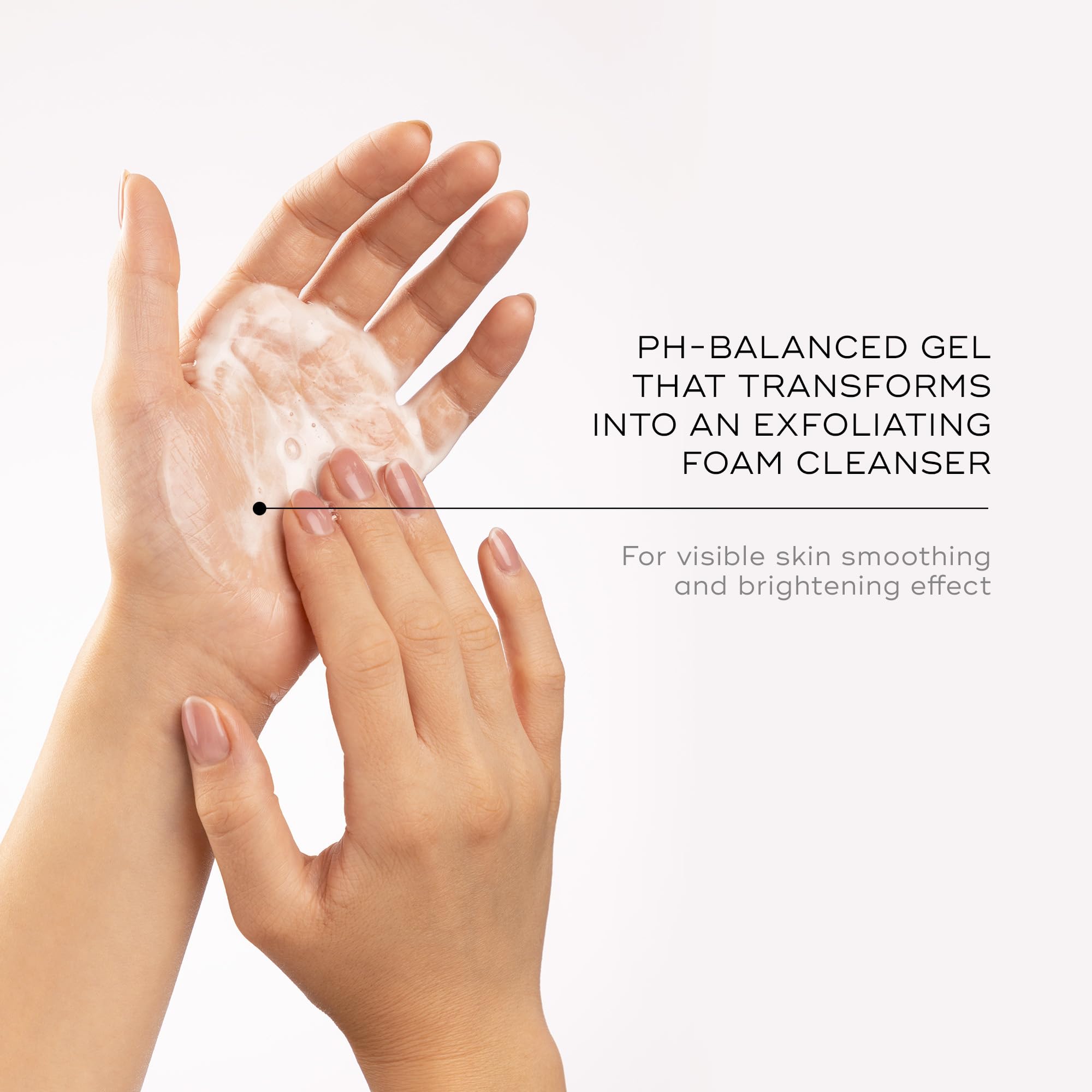 Hydration boost from glycerin in Medik8 Surface Radiance Cleanse during cleansing