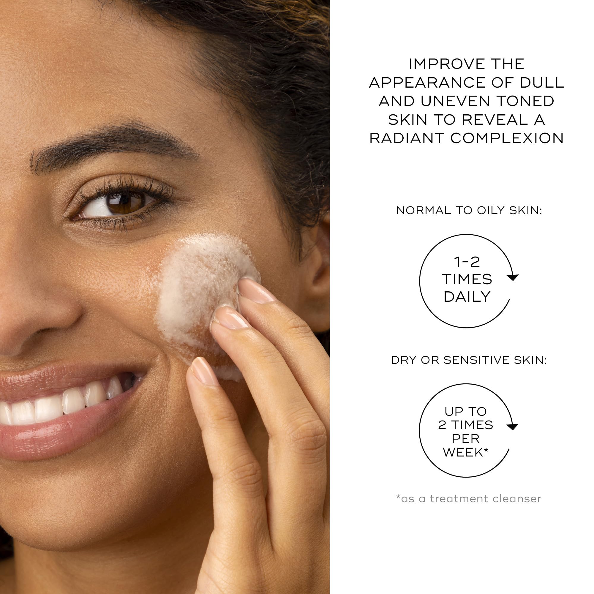 Mangosteen and raspberry aroma in Medik8 Surface Radiance Cleanse for an uplifting scent