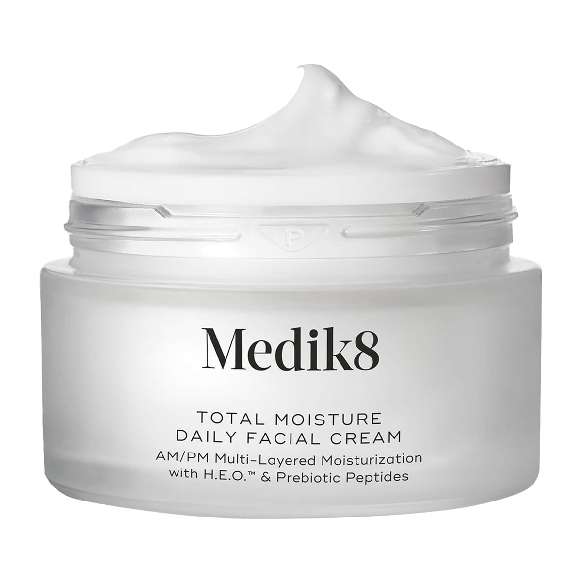 Medik8 Total Moisture Daily Facial Cream bottle pump delivering all-day hydration
