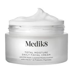 Medik8 Total Moisture Daily Facial Cream bottle pump delivering all-day hydration