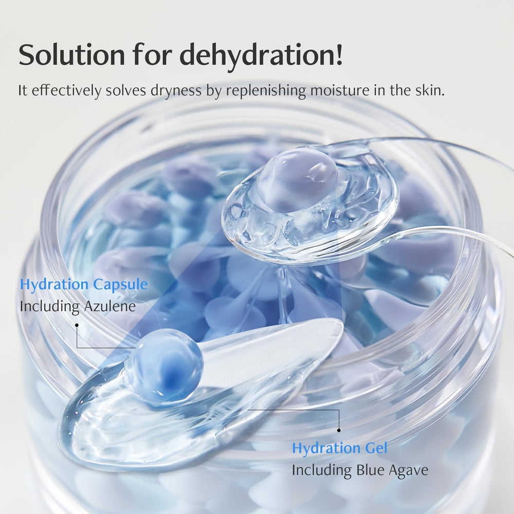 MEDITHERAPY Bluelayer capsule and gel showcase customizable hydration.