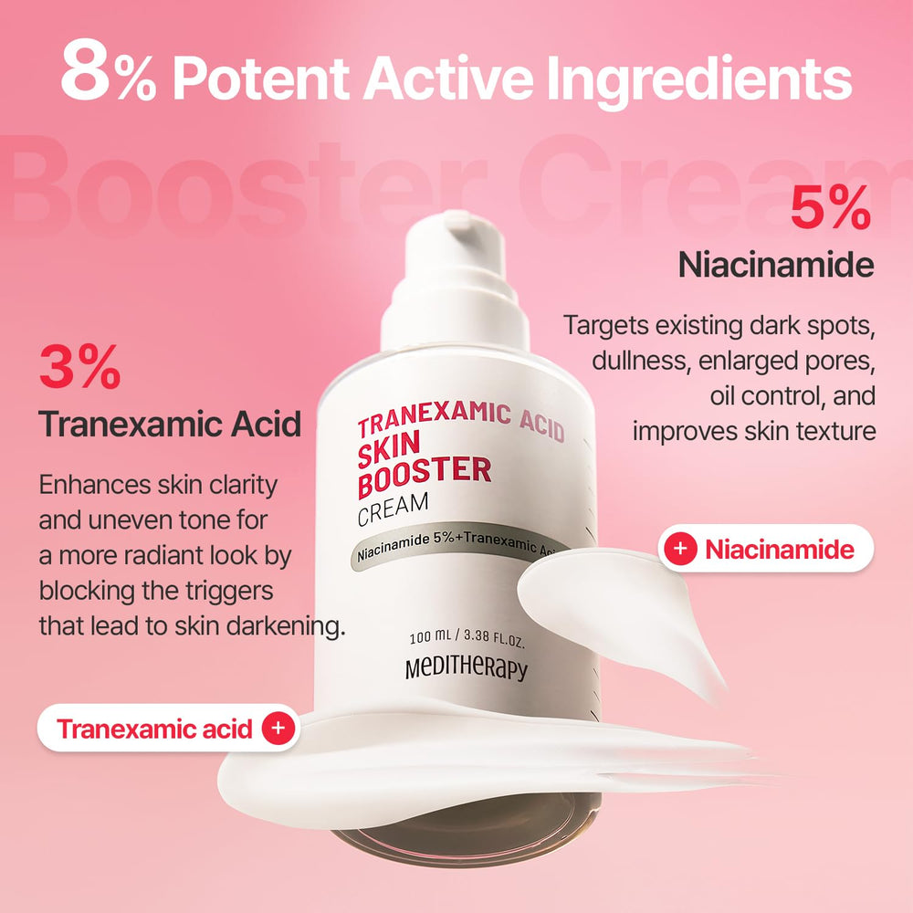 Meditherapy cream on skin highlights a silky finish and hydration.