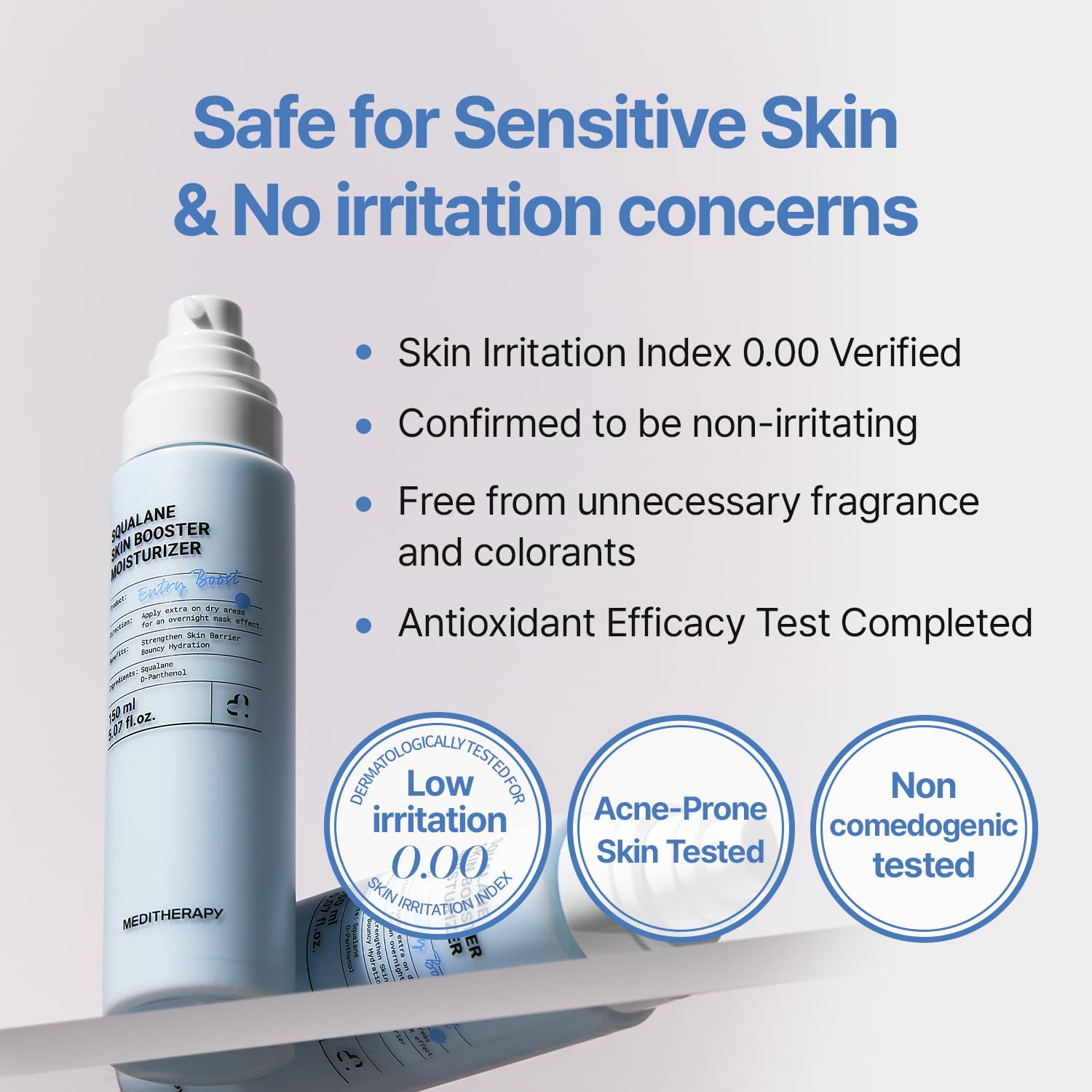 MEDITHERAPY Day and night skincare routine concept with moisturizer