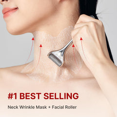 MEDITHERAPY neck mask hydration essence close-up demonstrates rich absorption.
