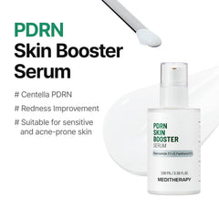 Meditherapy PDRN serum milky texture showing lightweight hydration