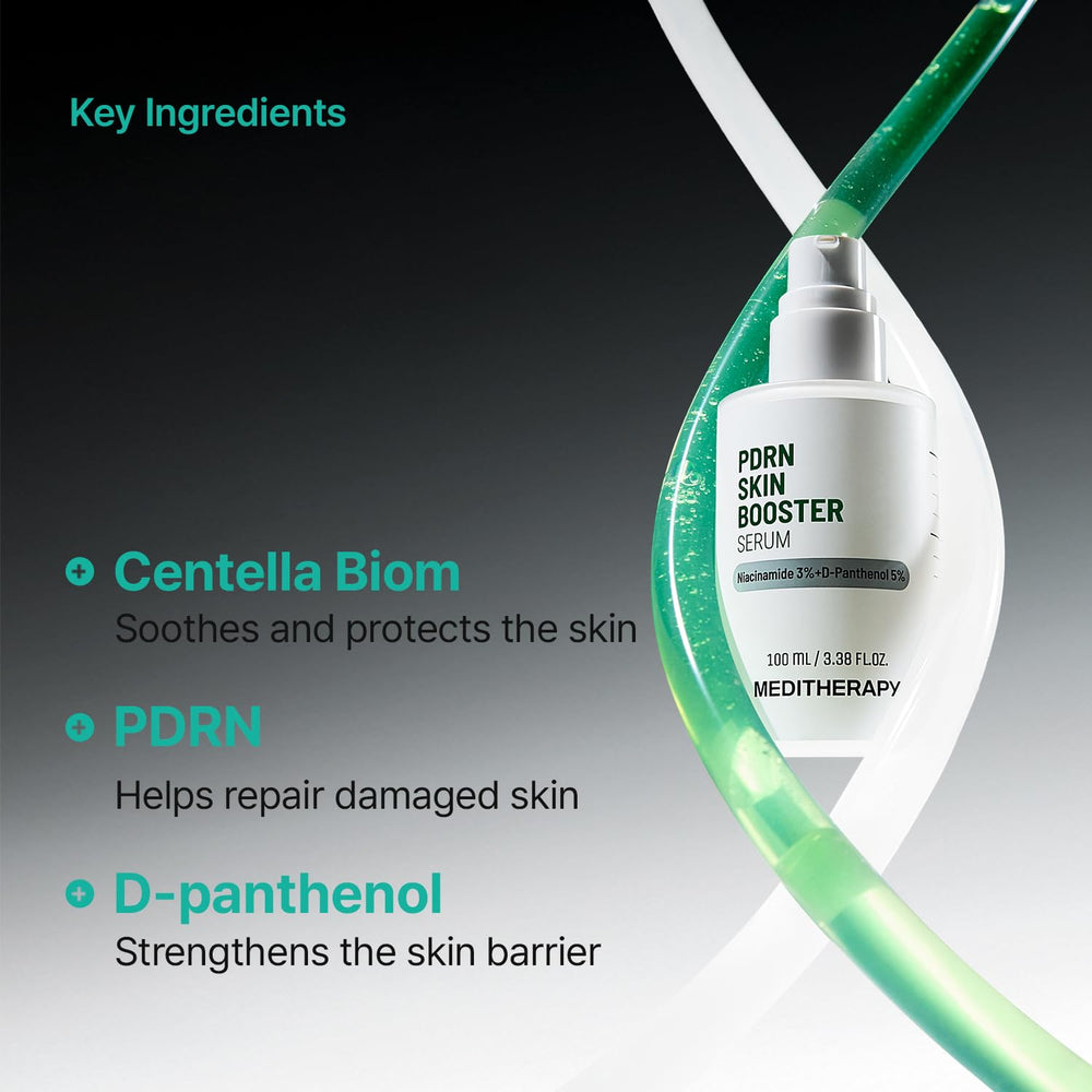 Meditherapy PDRN serum being gently applied onto skin