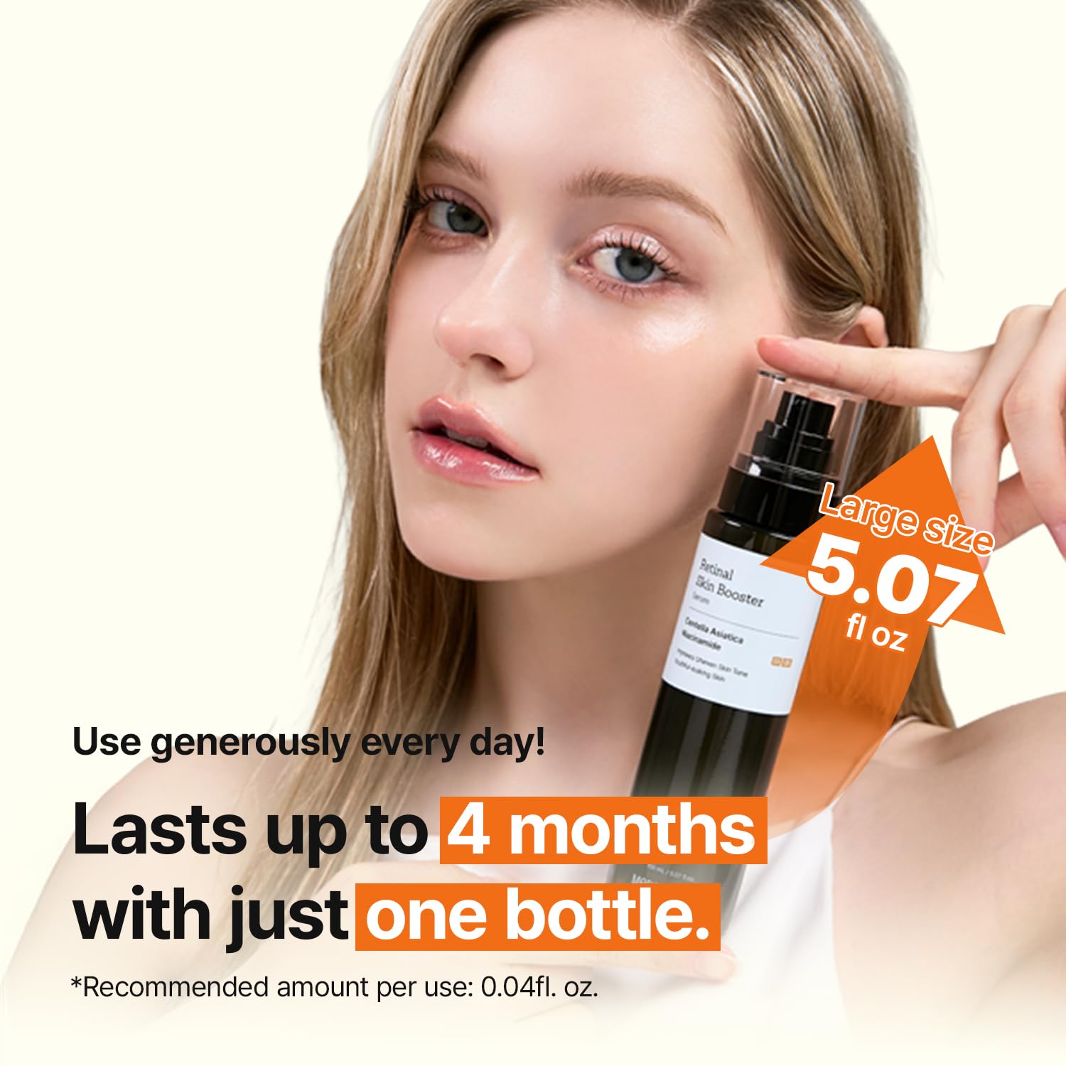 MEDITHERAPY Retinal Serum 150 ml packaging highlights generous size.