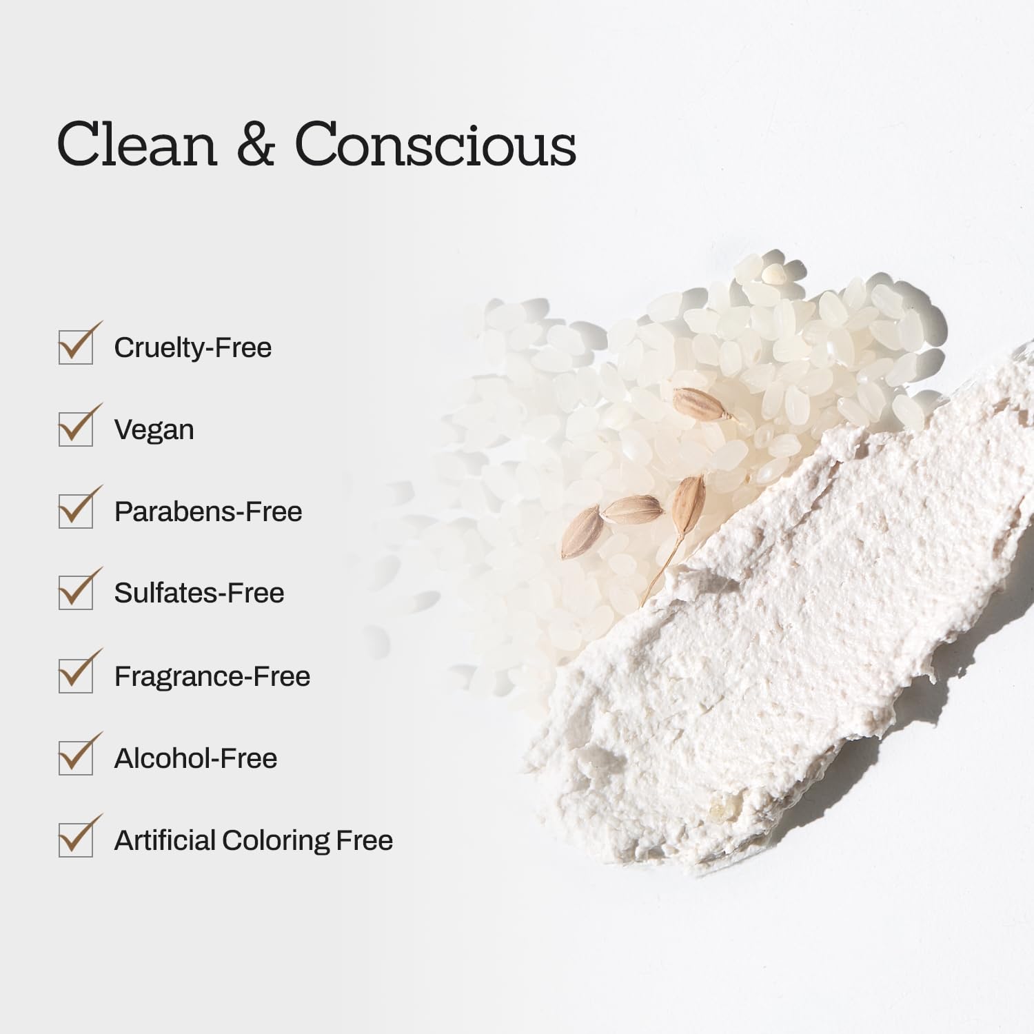 MEDITHERAPY Rice Wash-Off Mask daily routine image suggests simple, soothing self-care