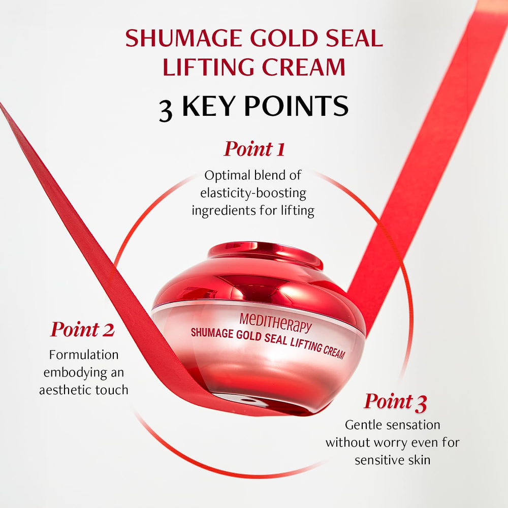 Shumage Gold Seal texture-application shows even absorption and a more even complexion
