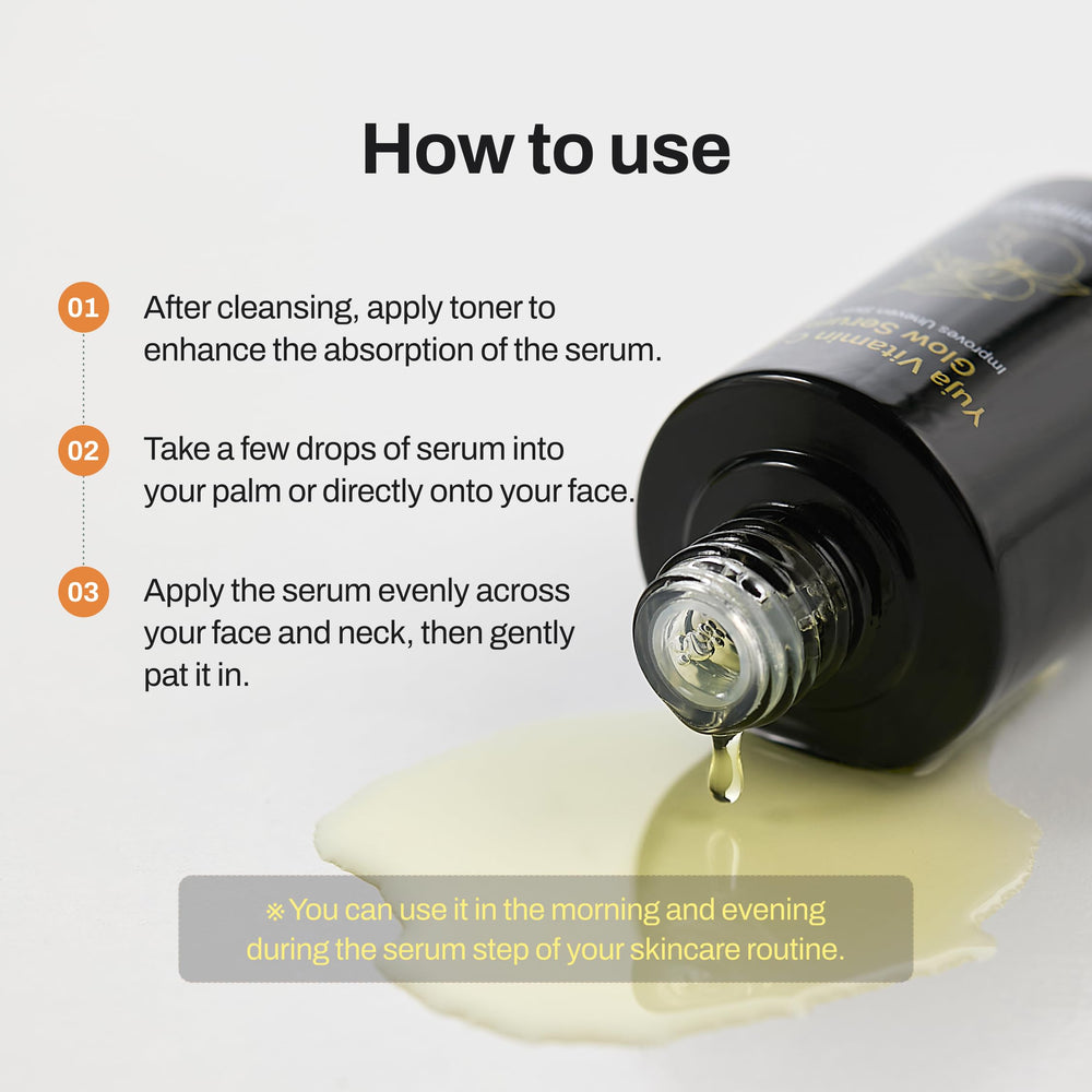 Meditherapy Yuja Serum on face shows fast absorption and refreshing feel.
