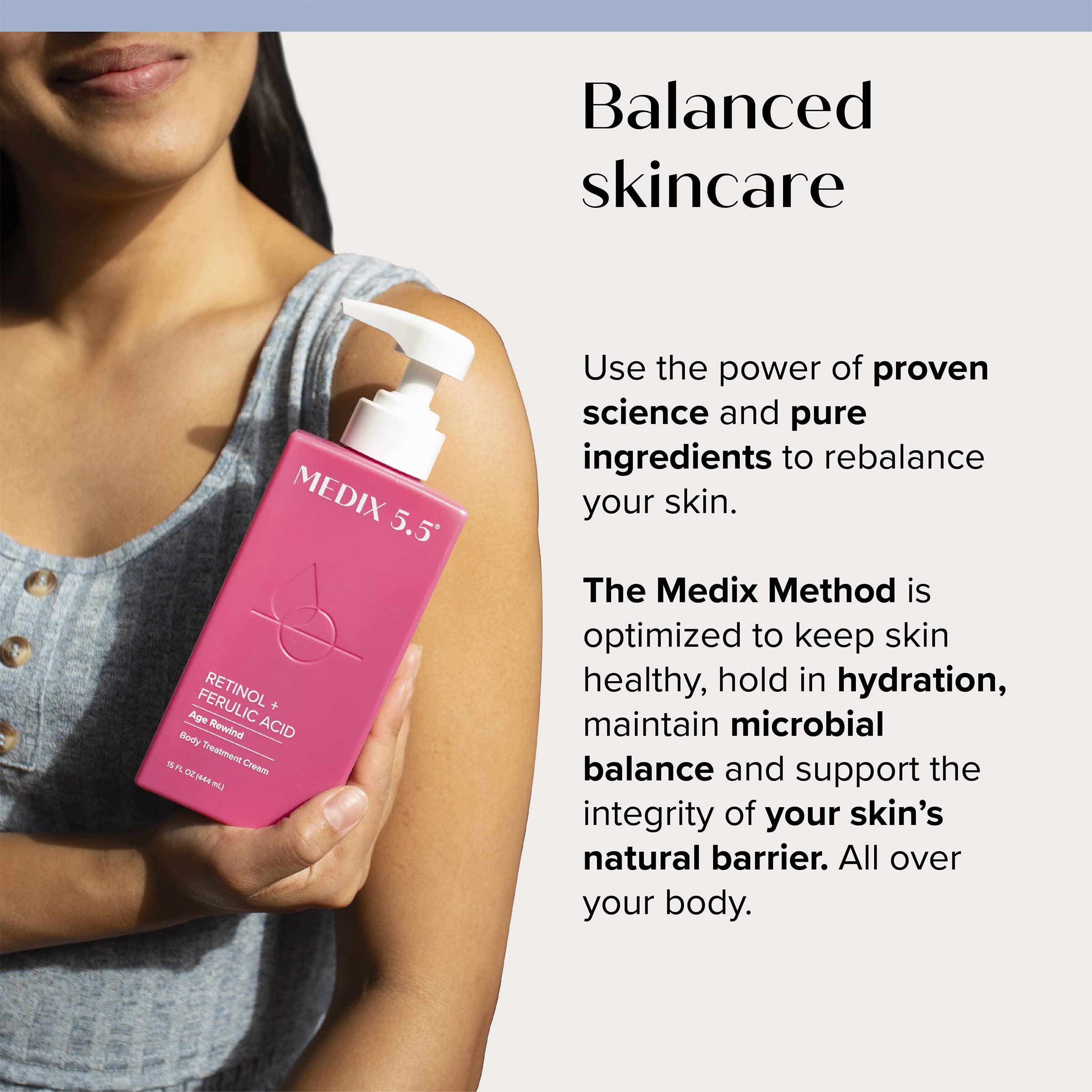 Medix 5.5 Aloe soothing image suggests gentle, nurturing nourishment