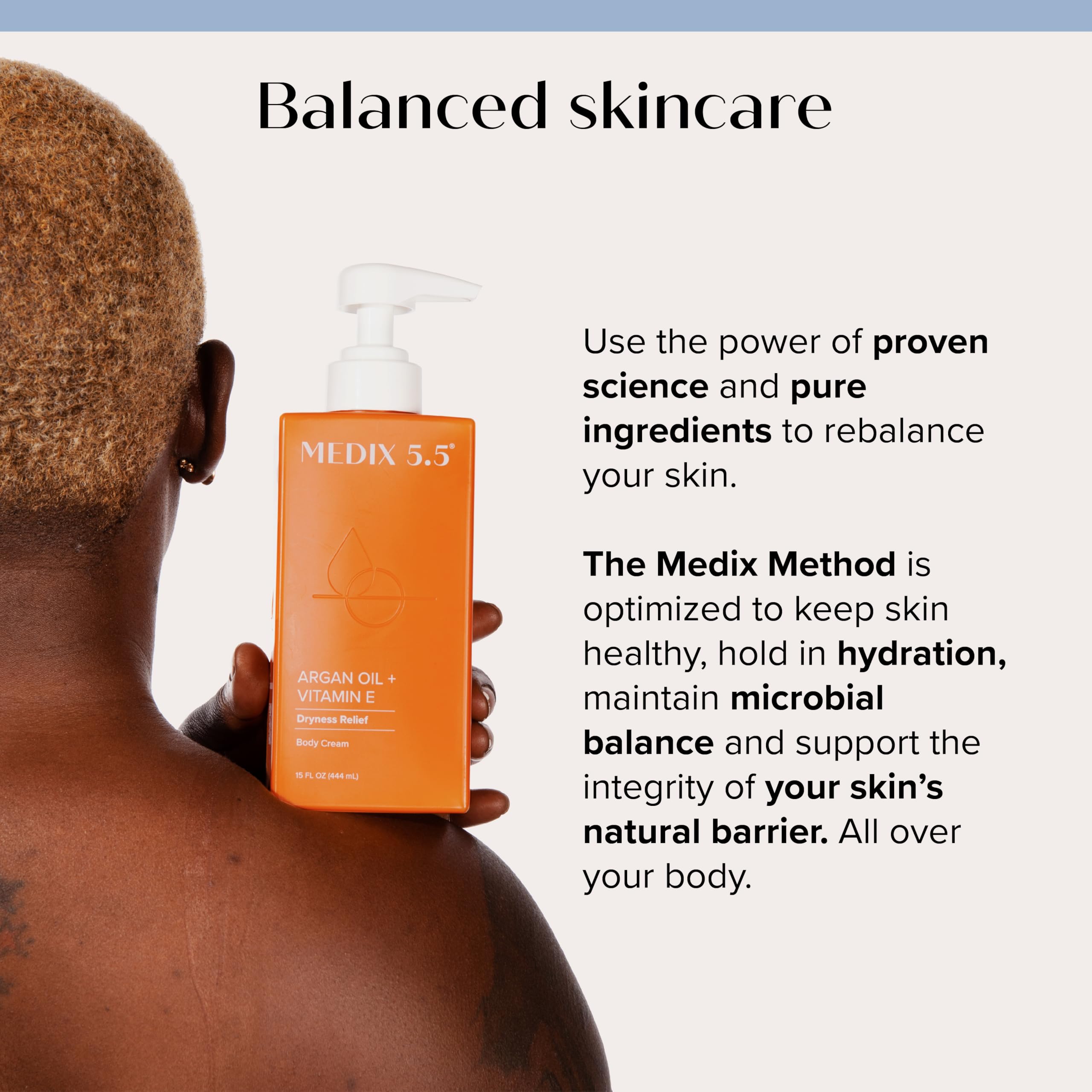 Medix 5.5 Argan Oil Cream swatch reveals rich moisture