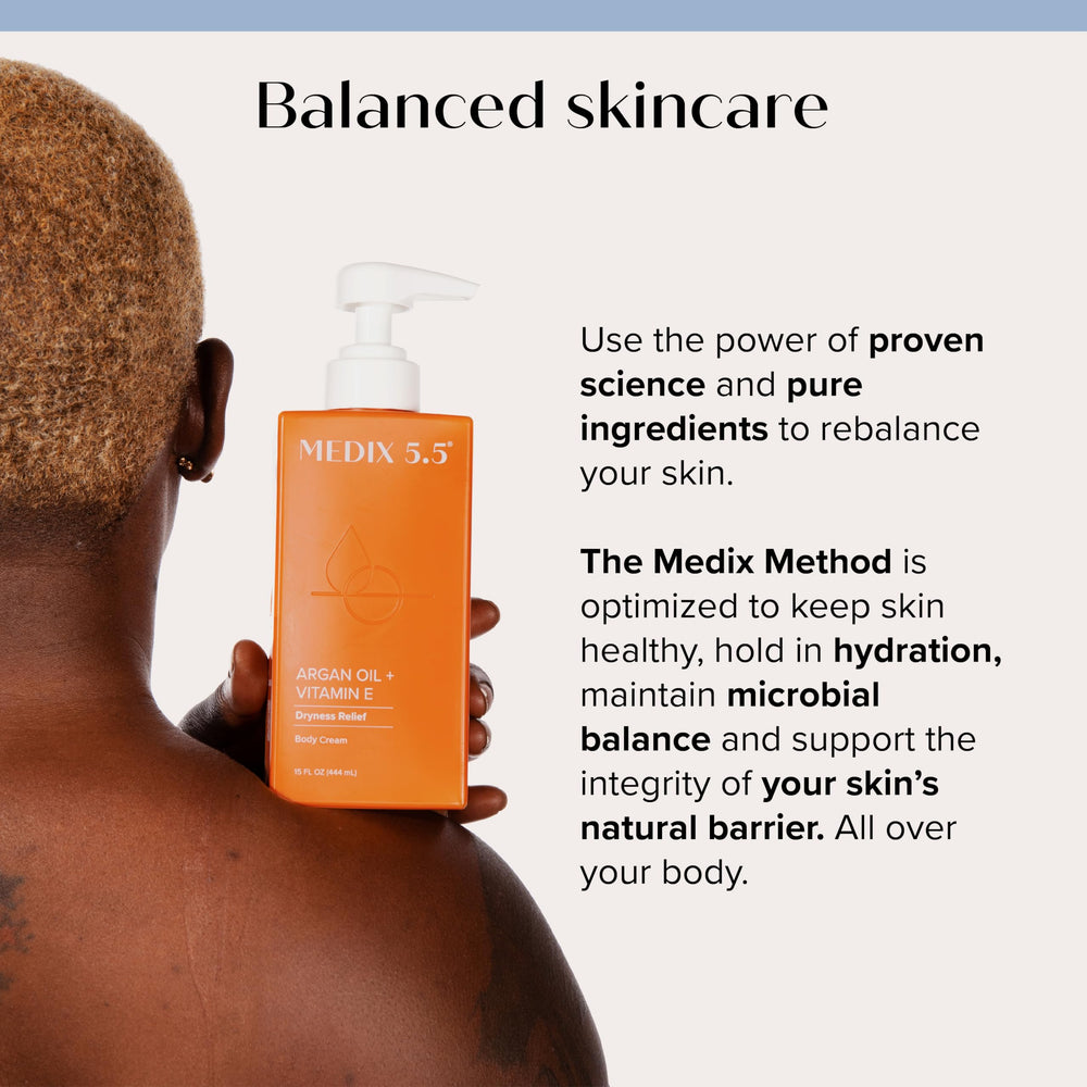 Medix 5.5 Argan Oil Cream swatch reveals rich moisture