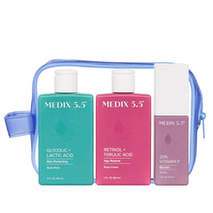 Medix 5.5 Best Sellers Travel Kit packaging shown for on-the-go skincare.