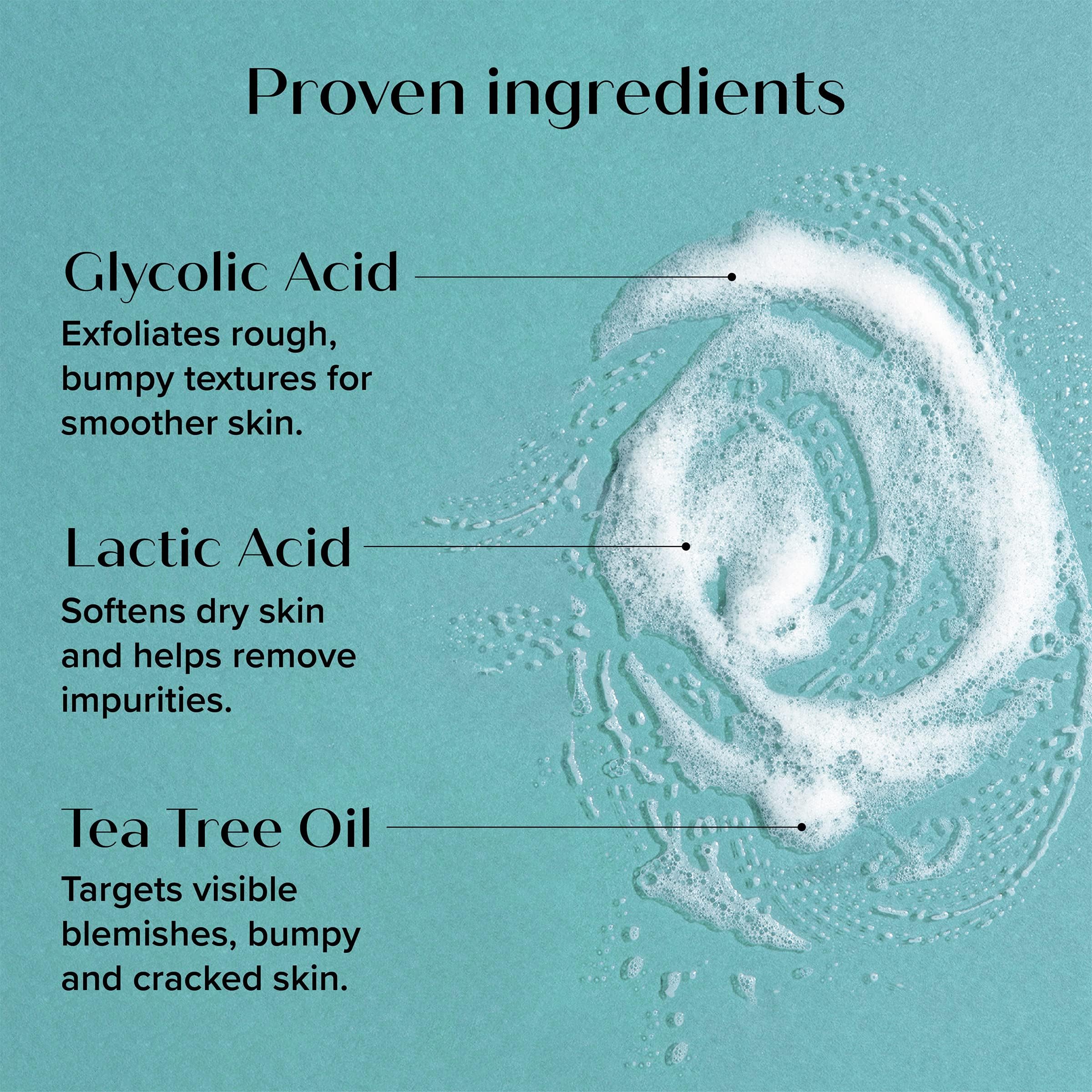 Medix 5.5 exfoliating wash peppermint eucalyptus scent awakens senses during shower.