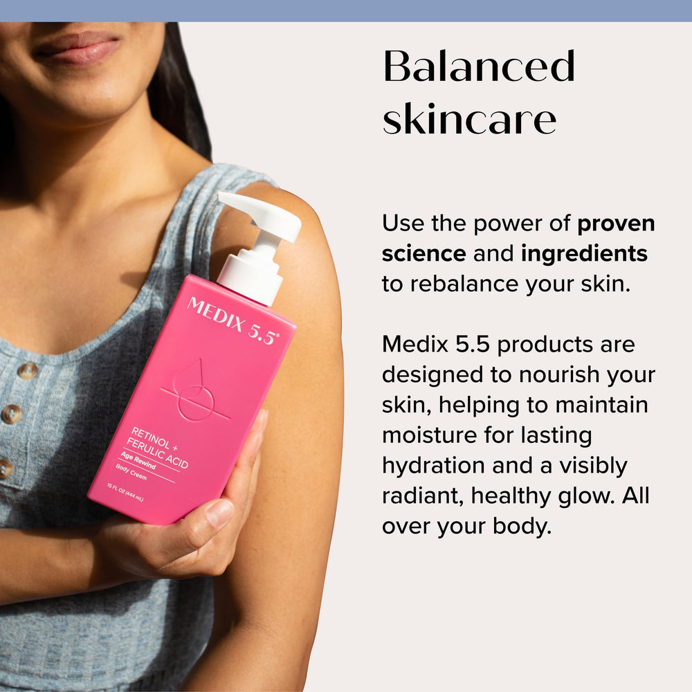 Medix 5.5 green-tea-antioxidants help protect and brighten skin.