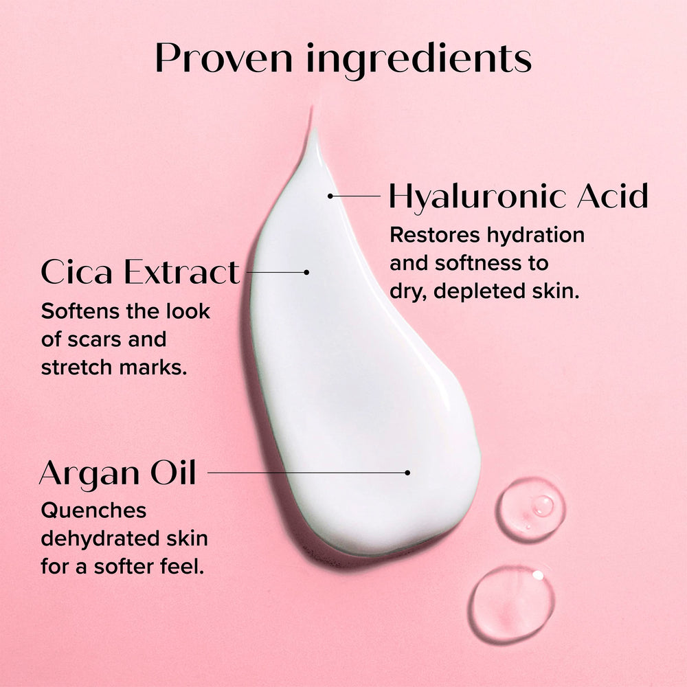 Medix 5.5 Hyaluronic Acid Cream texture swirl emphasizes smooth, plumped feel