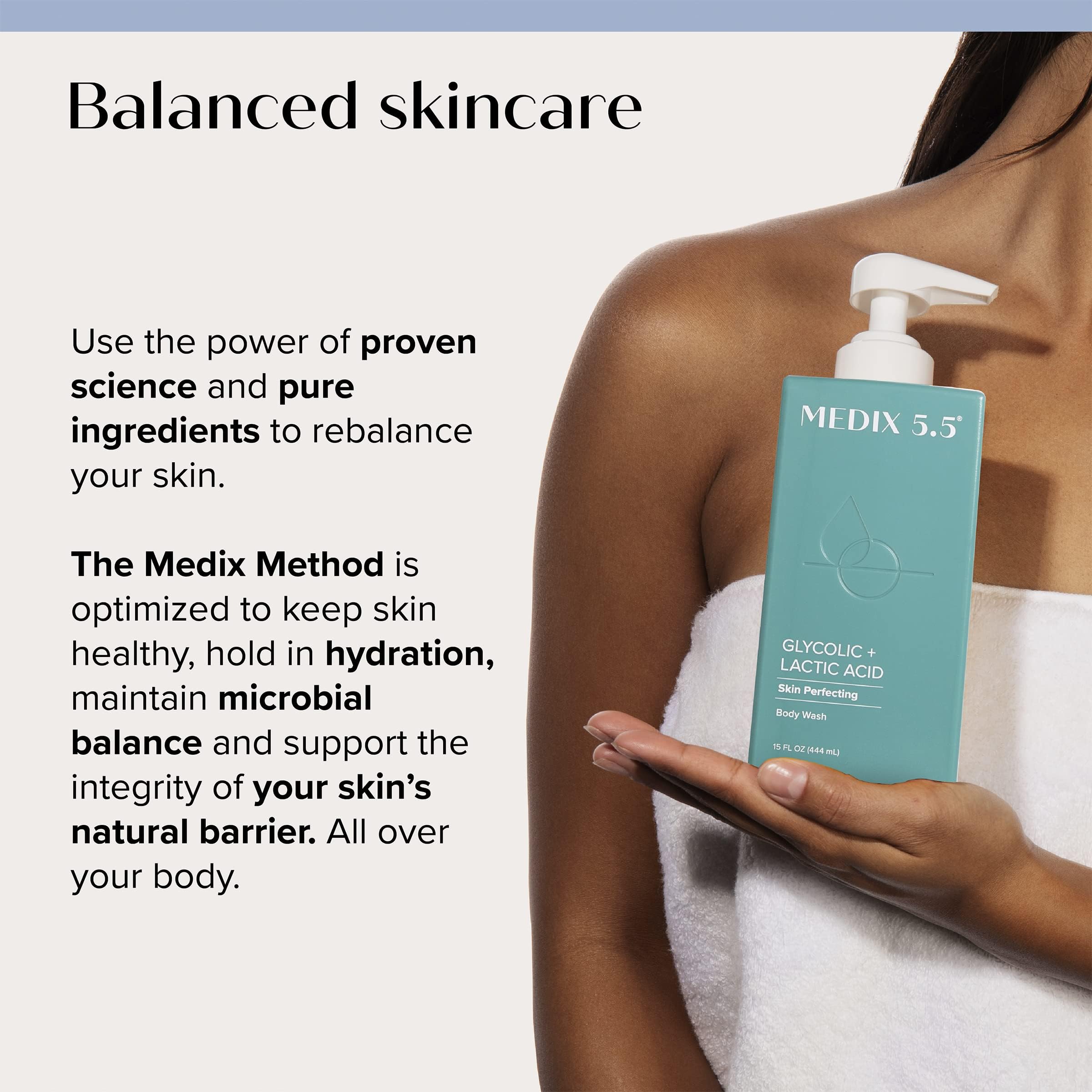 Ingredients scan highlighting AHAs and BHA in Medix 5.5