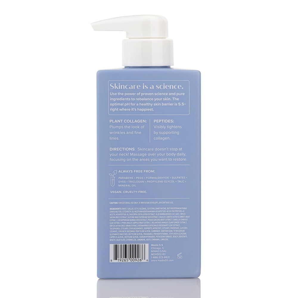 Medix 5.5 pH-balanced label communicates gentle formulation.