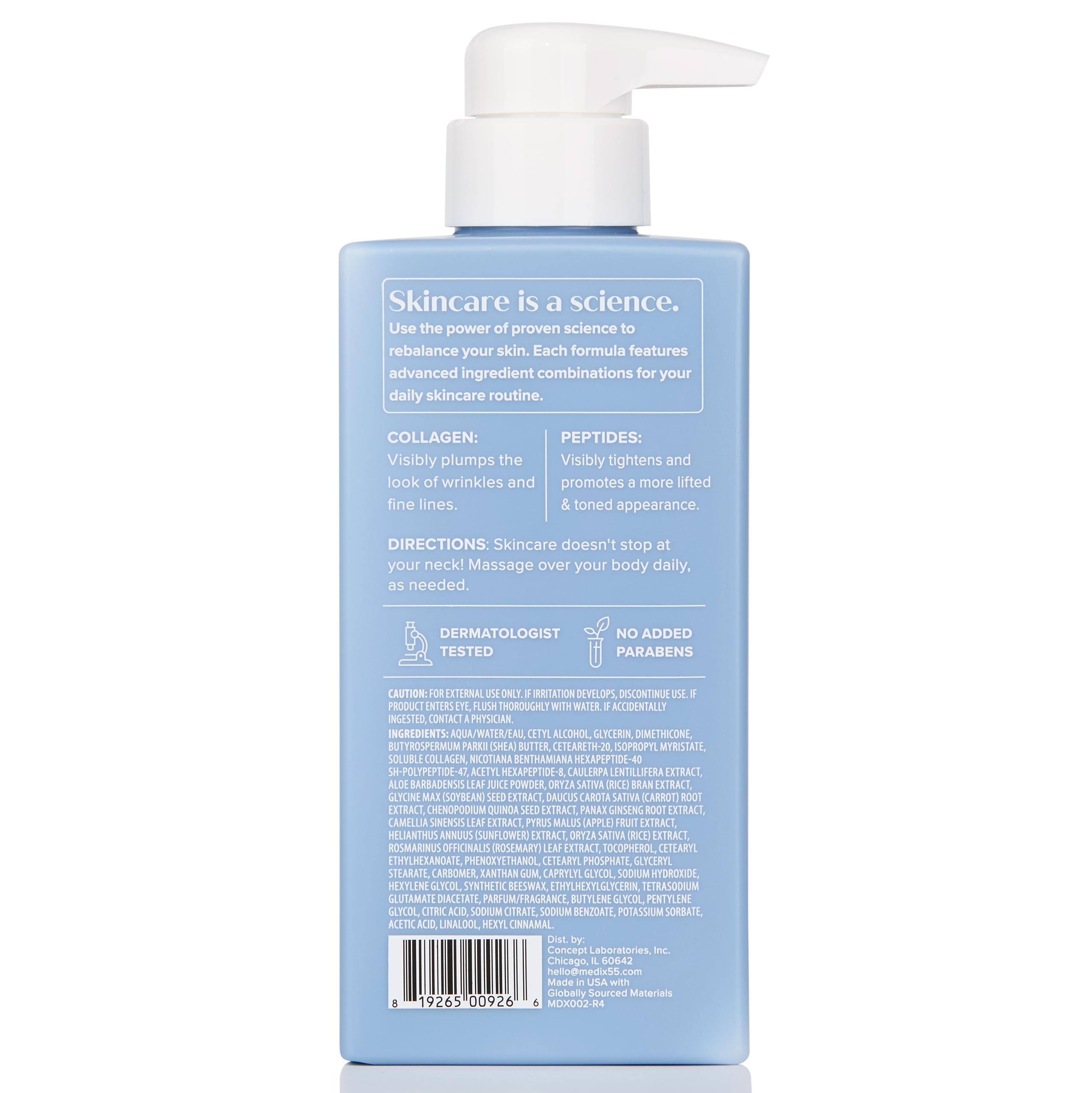 Medix 5.5 exfoliating wash improves skin texture and tone.