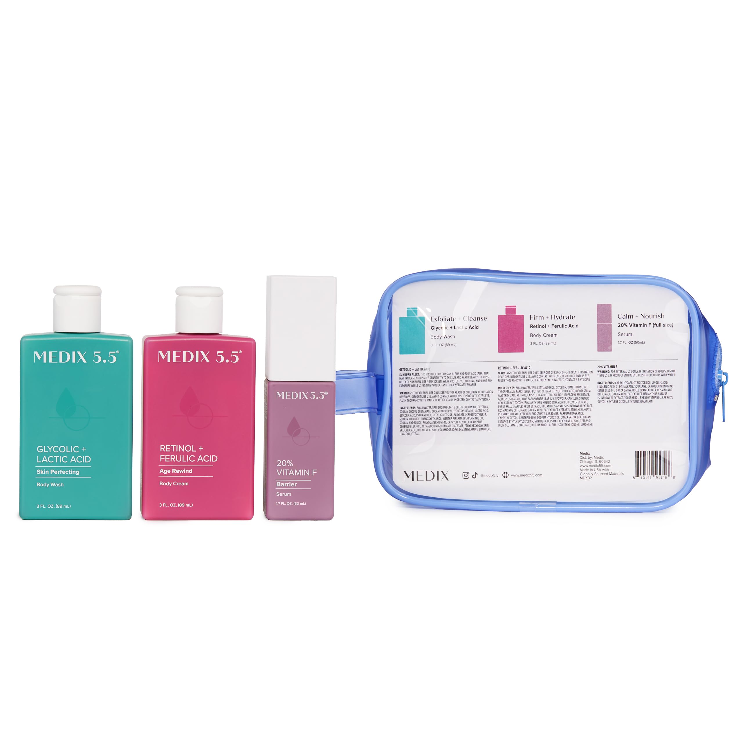 Medix 5.5 Skin appears smoother and hydrated after use.