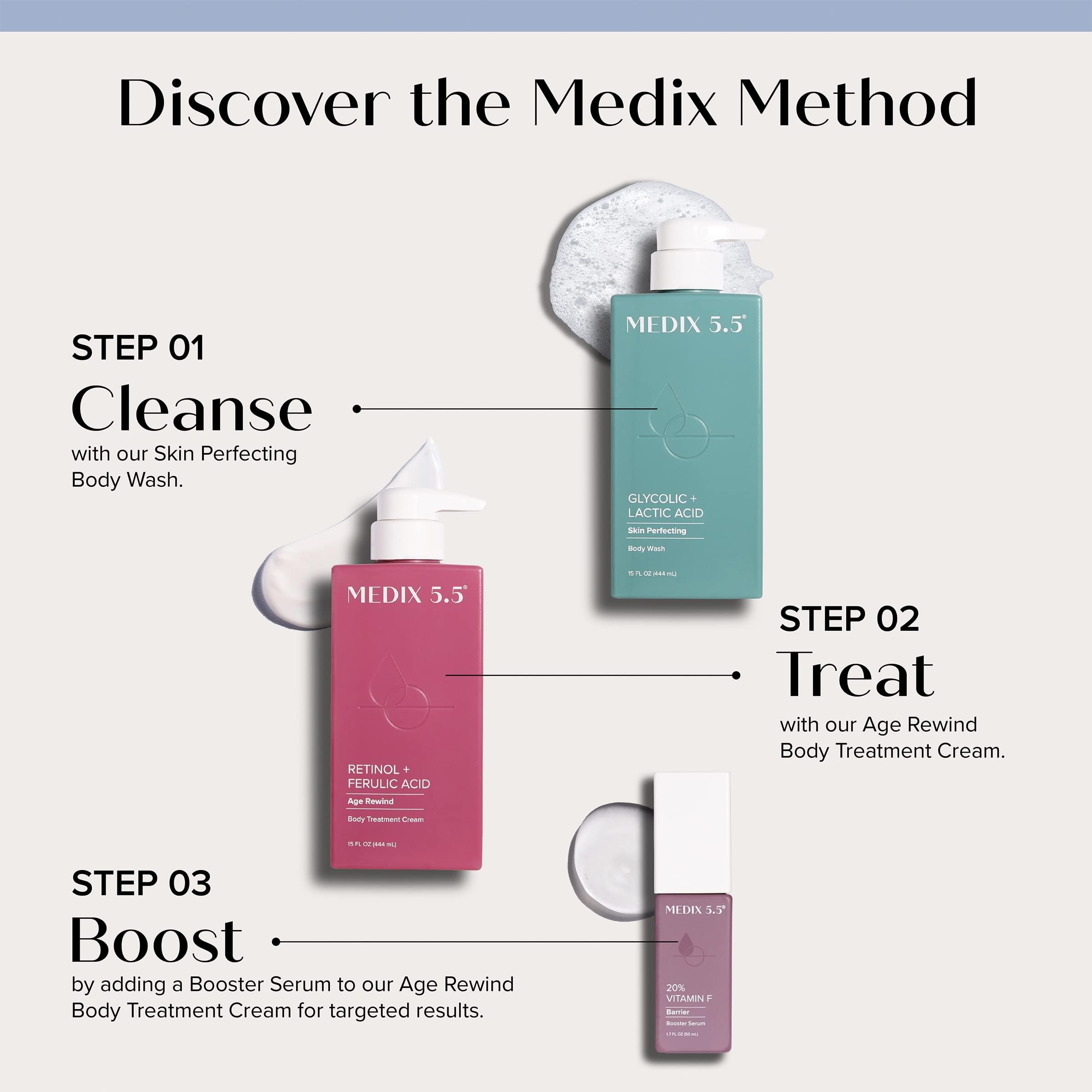 Medix 5.5 Velvety-smooth skin after application