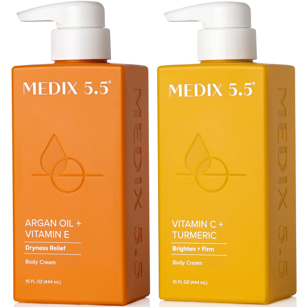 Medix 5.5 Vitamin C Cream bottle for brightening and even skin tone.