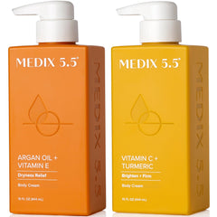 Medix 5.5 Vitamin C Cream bottle for brightening and even skin tone.