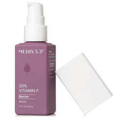 Medix 5.5 Vitamin F booster bottle provides intensive hydration for dry skin.