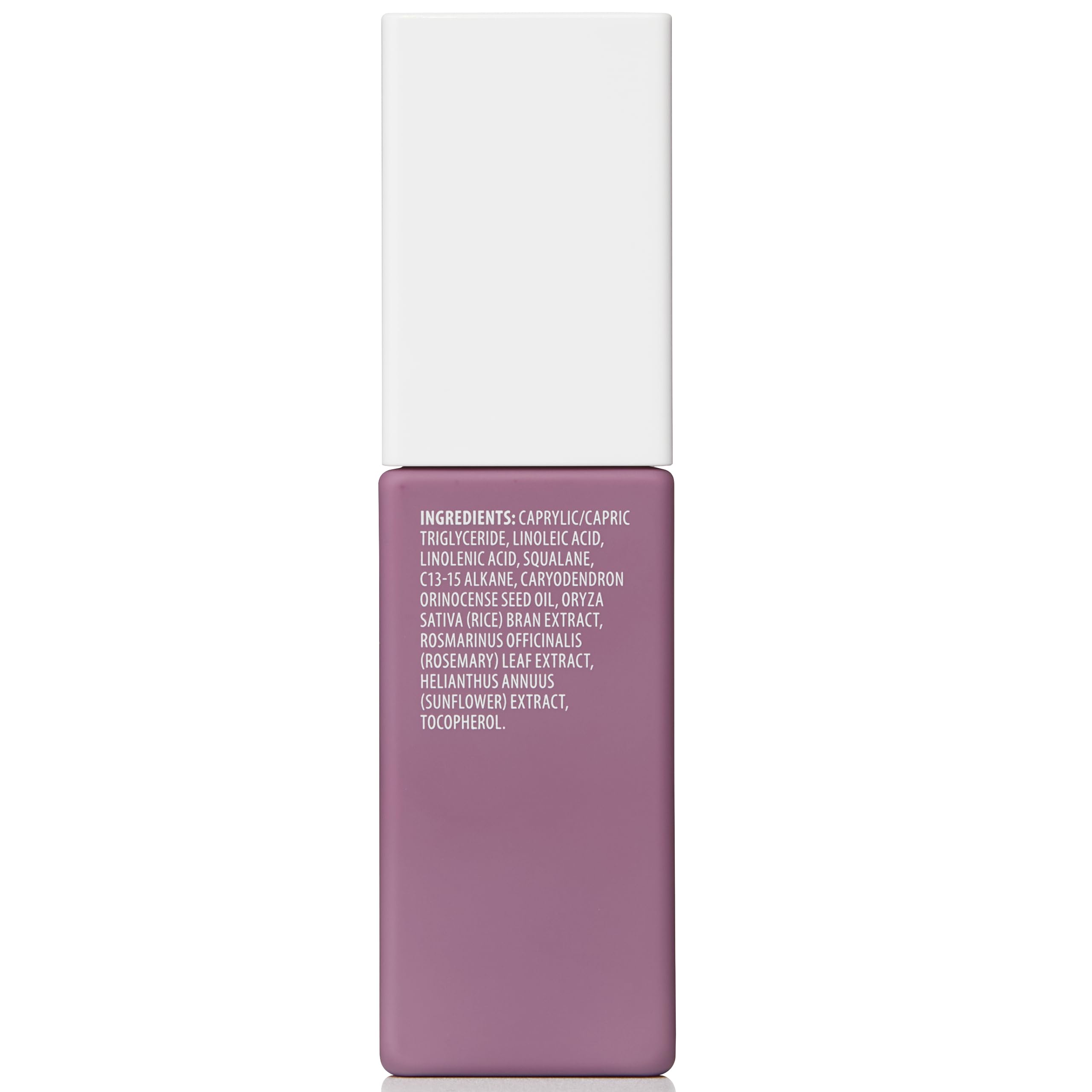 Product label close-up highlighting Vitamin F concentration.