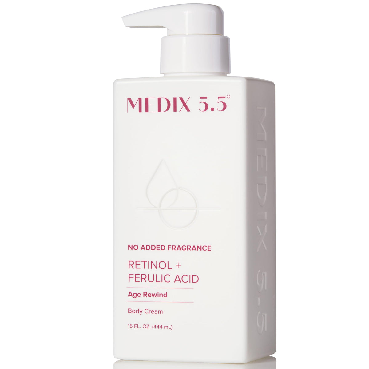 Medix 5.5 fragrance-free retinol face moisturizer close-up texture for smooth, hydrated skin.