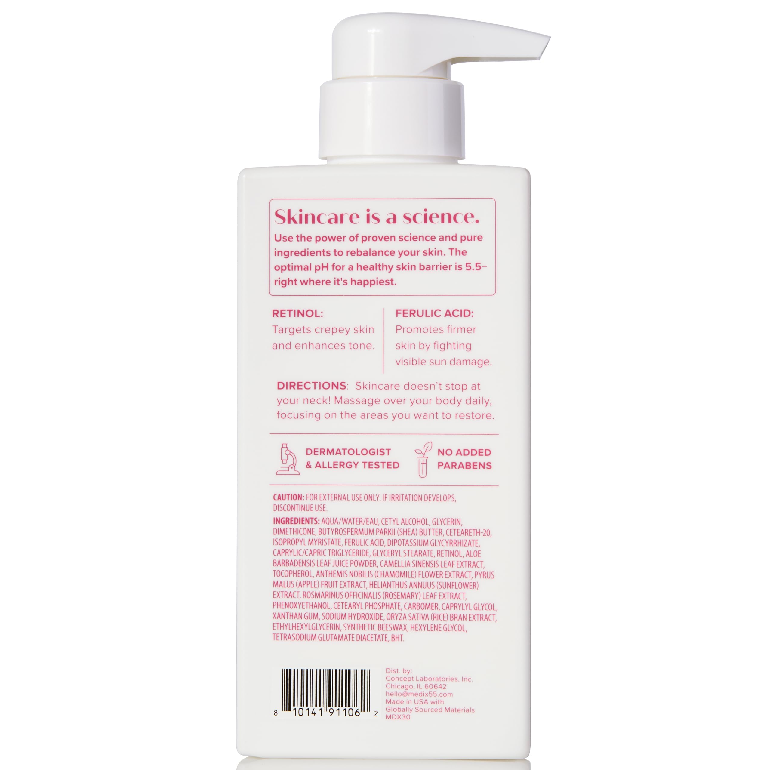 Medix 5.5 silky-skin appearance close-up suggests smooth result.