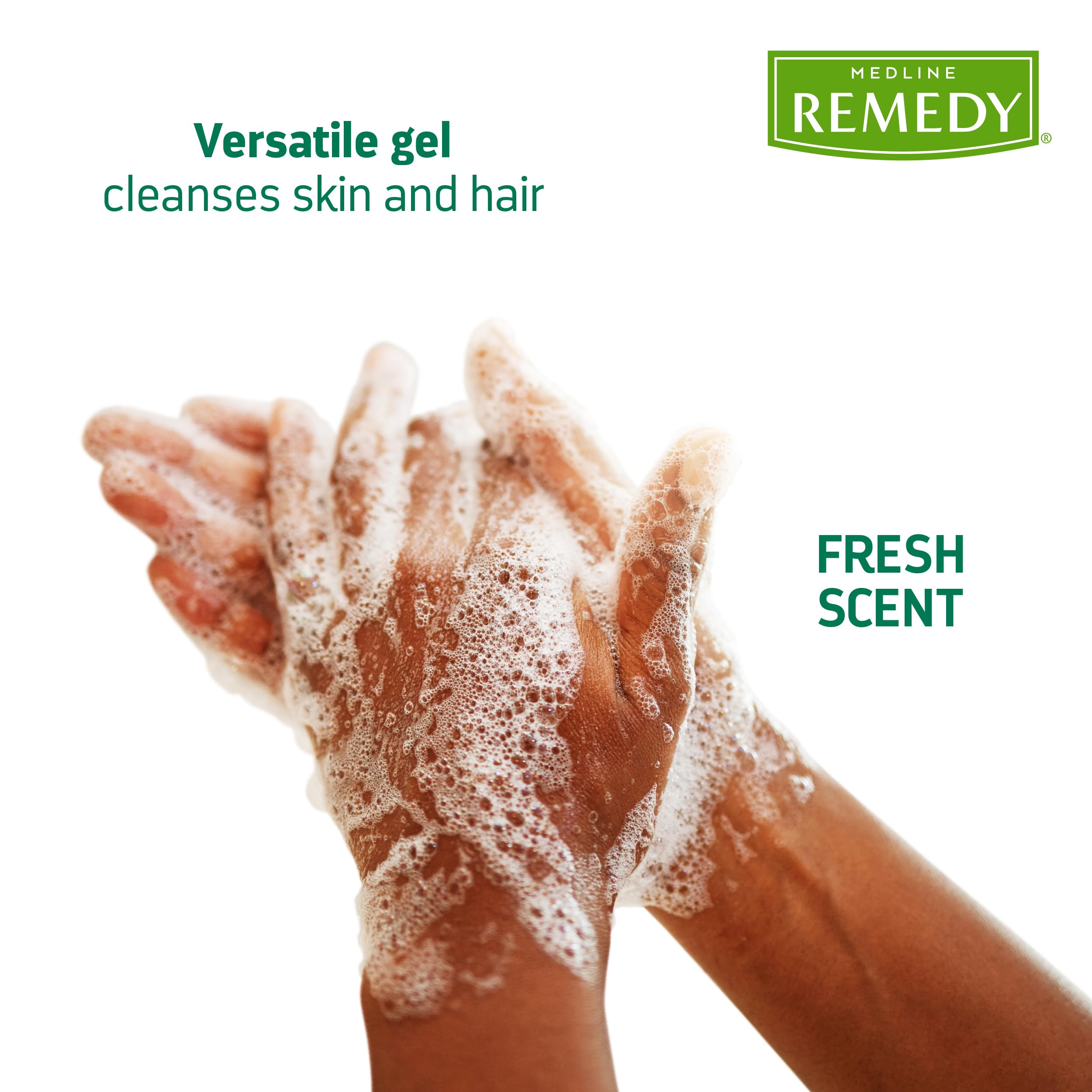 Medline Remedy Essentials bedside-bath setup for diluted basin cleansing.