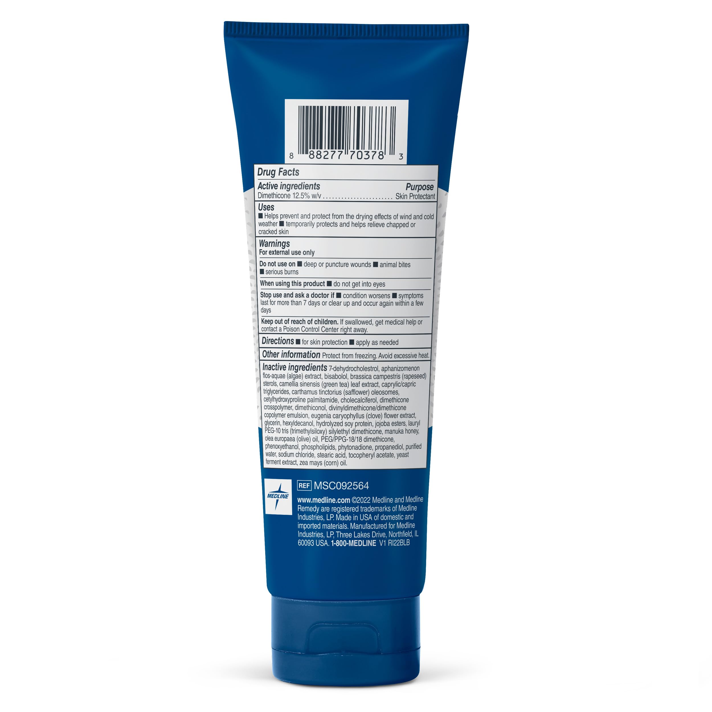 Medline Remedy hypoallergenic formula with pediatrician-tested packaging label.
