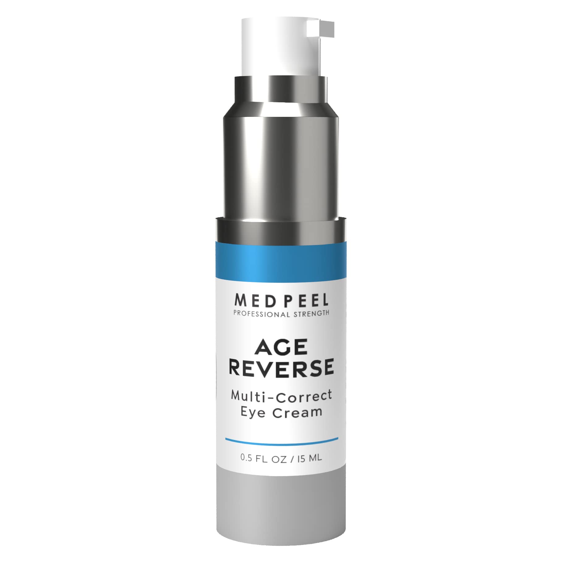 MedPeel Age-Reverse Eye Cream texture closeup highlights rich, nourishing formula.