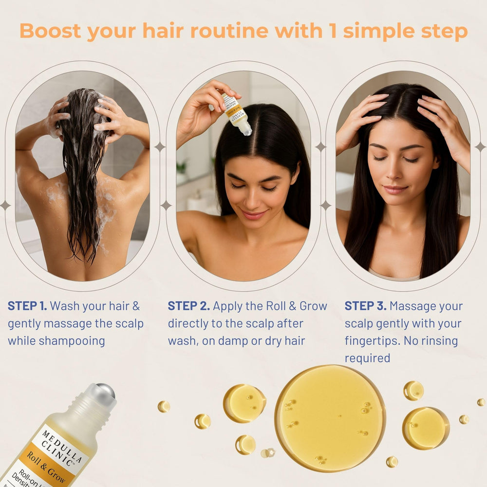 Medulla Clinic Biotin for hair nourishment and shine possible use.