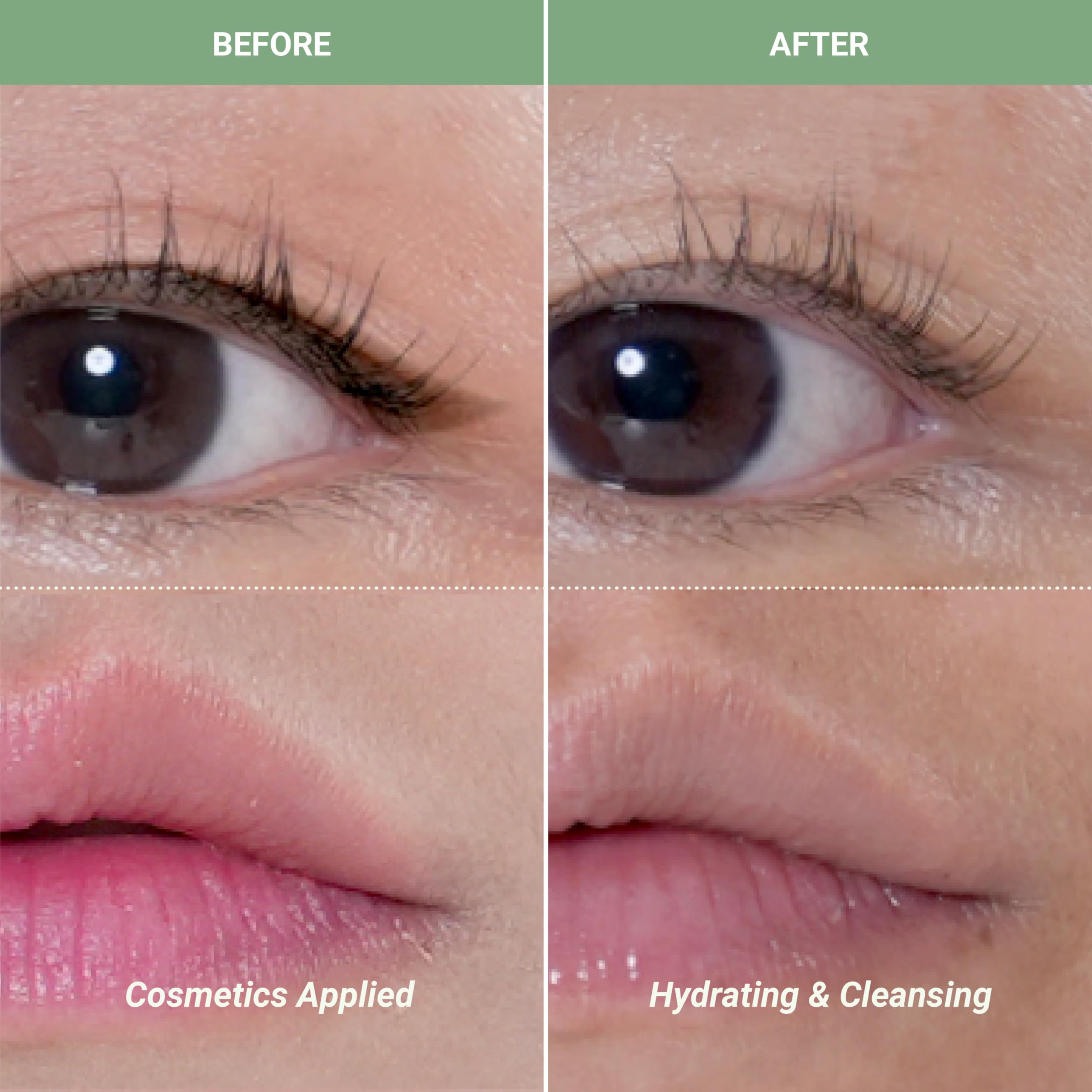 Meebak Cica Cleansing Water Pads remove makeup with micellar action