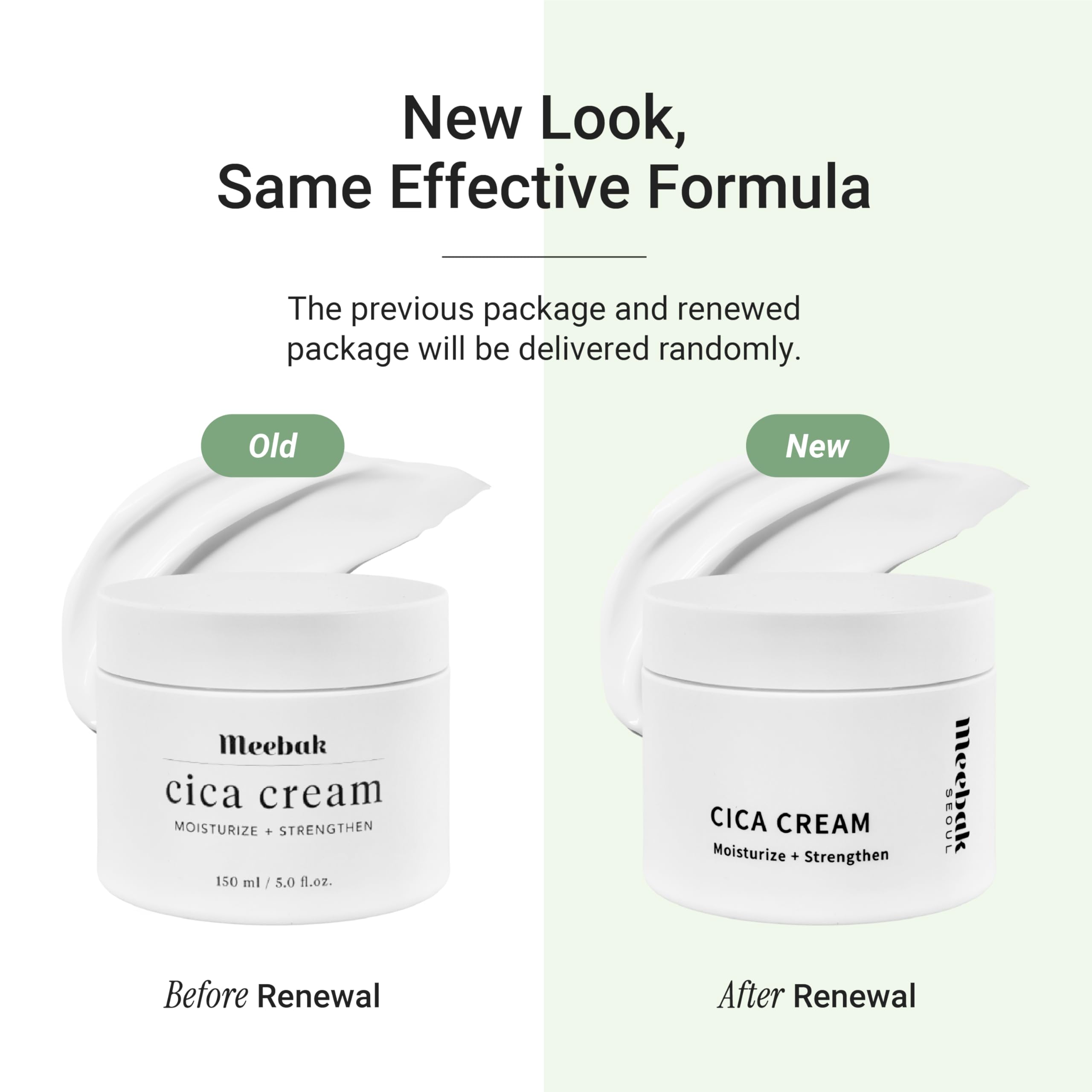 Meebak Cica Cream skin glow after even hydration.